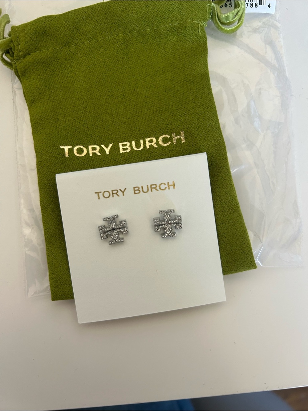 Tory Burch Kira Pave Stud Earring
